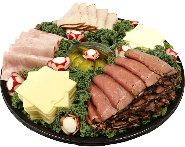 Deluxe Sandwich Builder Meat & Cheese Tray