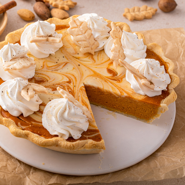 Pumpkin-Cream Cheese Pie