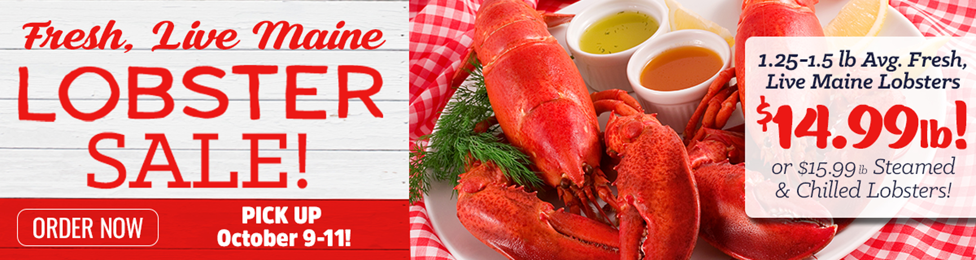 Fresh, Live Maine Lobster Sale Fresh, Live Maine Lobster Sale