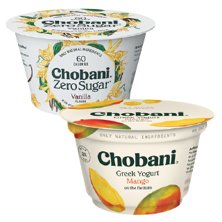 Chobani Zero Sugar & Greek Yogurt