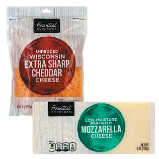 Essential Everyday Shredded or Chunk Cheese