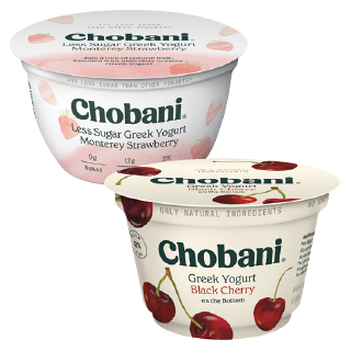 Chobani Less Sugar & Greek Yogurt
