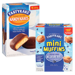 Tastykake Family Packs, Mini Muffins & Mega Honey Buns