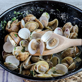 White Little Neck Clams