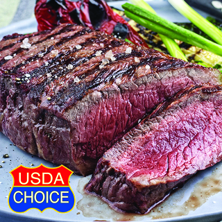 USDA Choice Boneless New York Strip Steaks