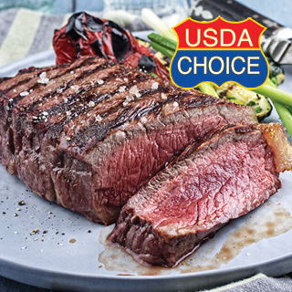 USDA Choice Boneless <span class='text-nowrap'>New York</span> Strip Steaks