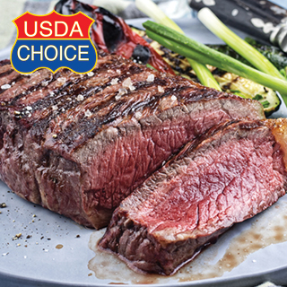 USDA Choice Boneless New York Strip Steaks 