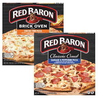 Red Baron Brick Oven or Classic Crust Frozen Pizzas