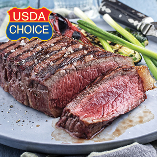 USDA Choice Boneless New York Strip Steaks 