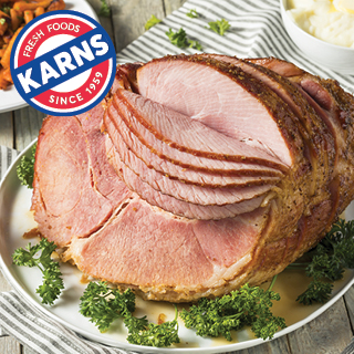 Karns Double Smoked Skinless Shankless Whole Hams