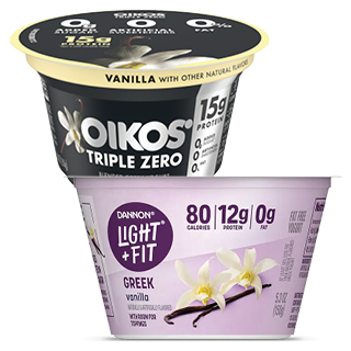Dannon Oikos & Single Cup Yogurts 