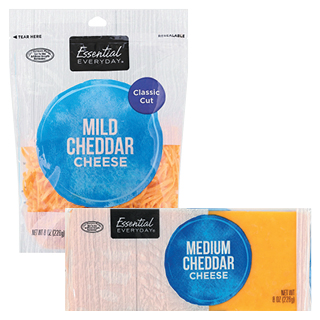 Essential Everyday Shredded or Chunk Cheeses