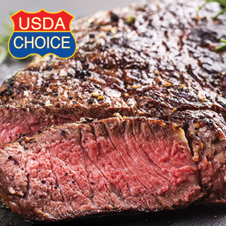 USDA Choice Boneless New York Strip Steaks 