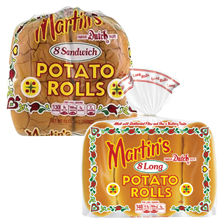 Martin's Round & Long Potato Rolls