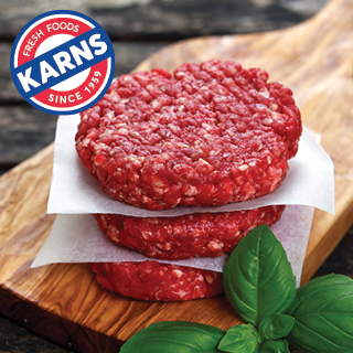 Karns Butchers Blend 1/4 lb. Fresh Grilling Patties