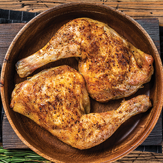 Fresh 40 lb. Case Chicken Leg Quarters
