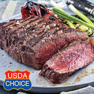 USDA Choice Boneless New York Strip Steaks