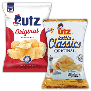 Utz Kettle Cooked & Family Size Potato Chips 