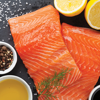 Fresh Norwegian Salmon Fillet Portions Fresh Norwegian Salmon Fillet Portions