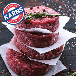 Karns Own Butcher's Blend Fresh Grilling Patties Karns Own Butcher's Blend Fresh Grilling Patties