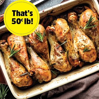 Fresh 40 lb. Case Chicken Drumsticks