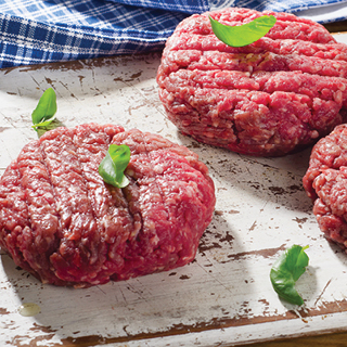 Fresh Ground Beef 1/4 lb. Patties